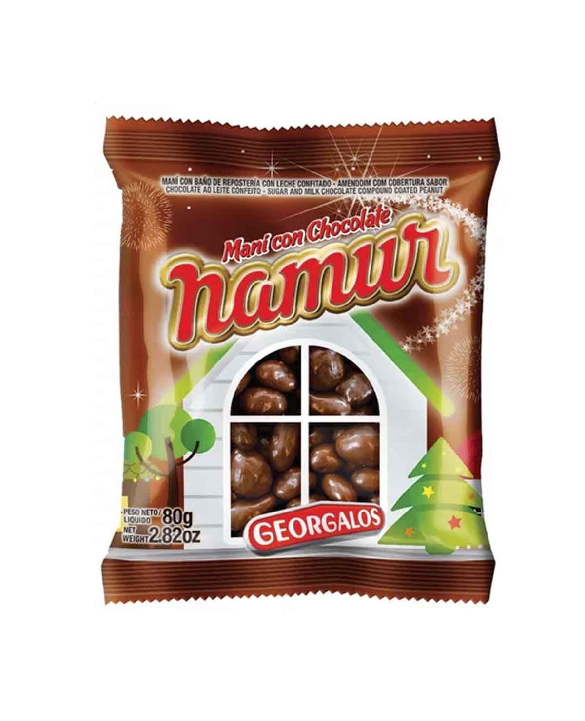 Mani Con Chocolate Namur Georgalos x 80 Gr